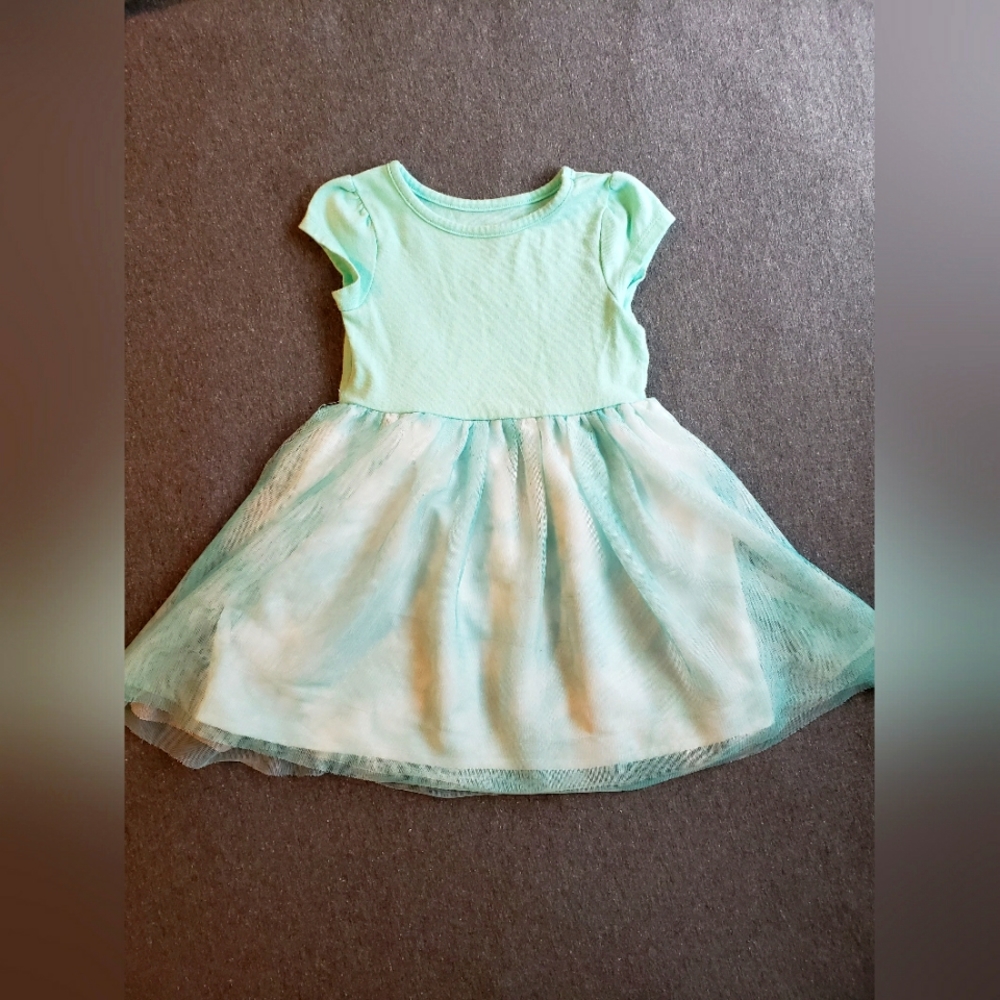 Cat and Jack, 2T girls/non-binary, Teal tulle dress